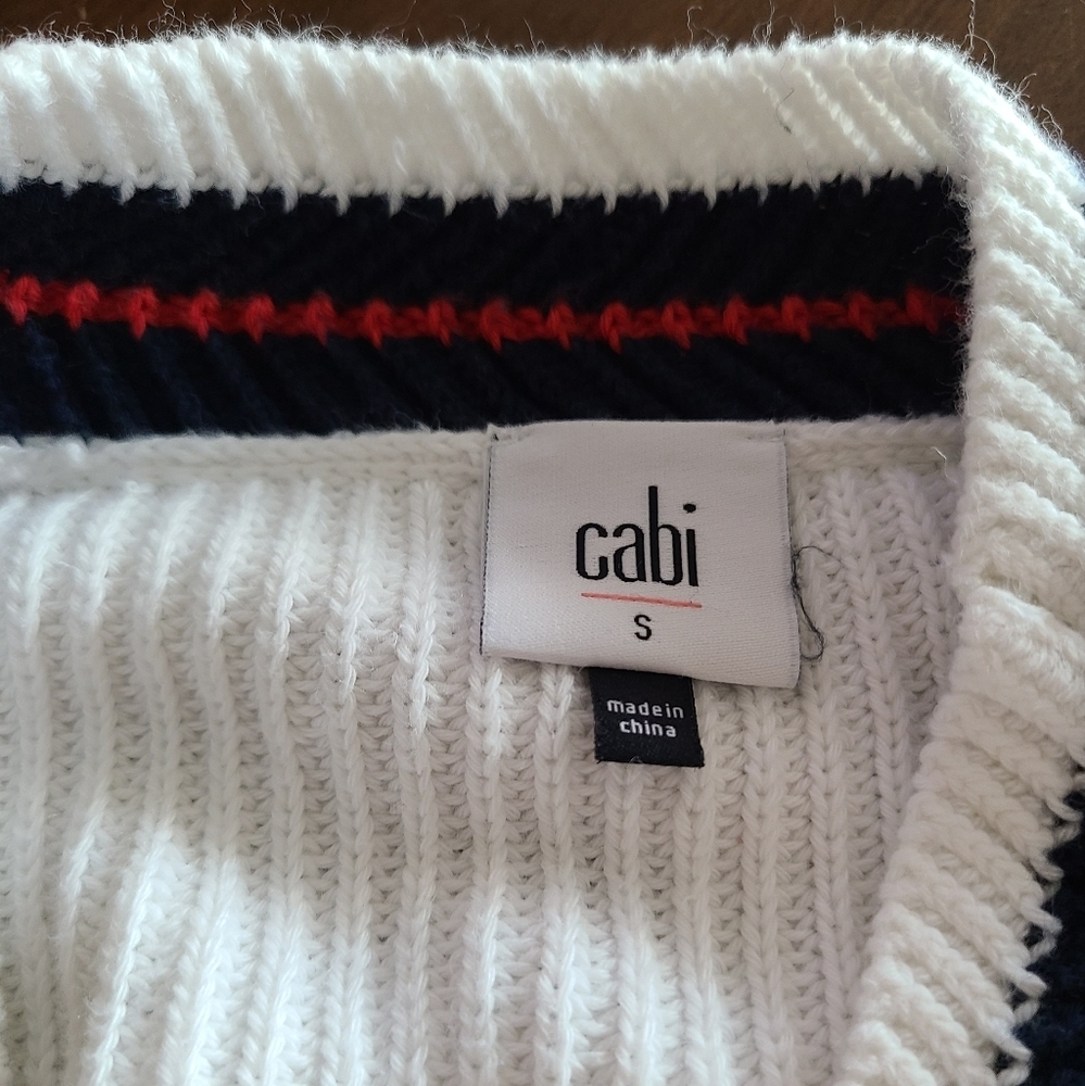 CAbi women's vneck sweater women's sz.S - Picture 5 of 11